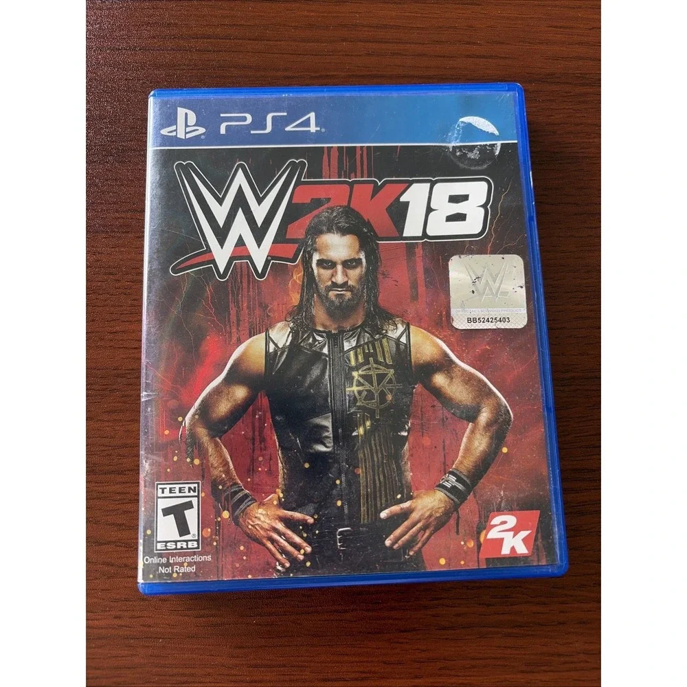 WWE 2K18 PlayStation 4 PS4 Complete CIB Video Game Wrestling